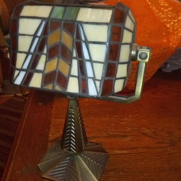 PartyLite Tiffany Style Stained Glass Candle Light